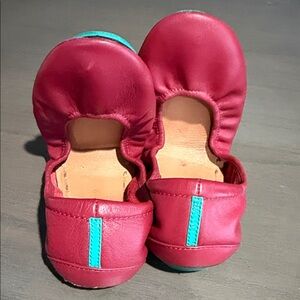 Tieks Women’s Flats - Burgundy and Teal